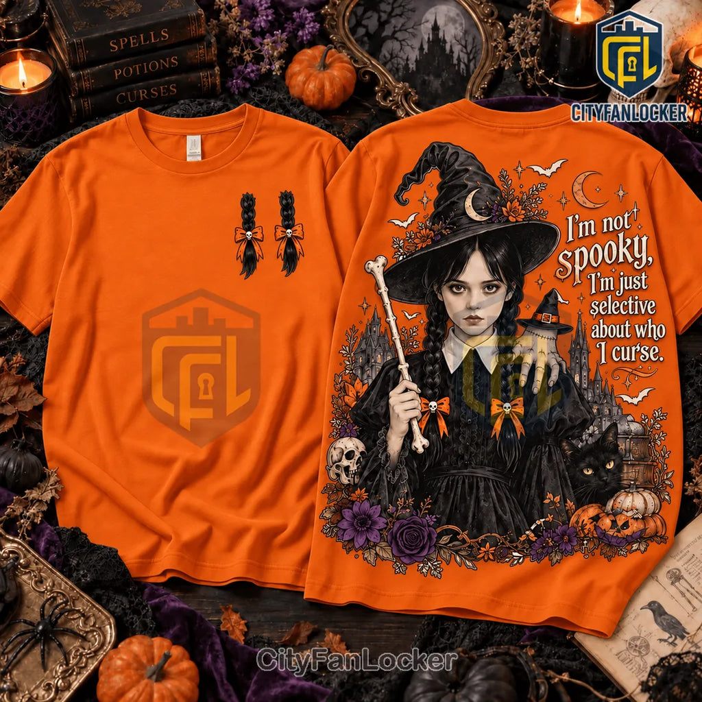 Wednesday Addams Spooky Curse Gothic Shirt