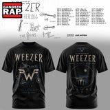 Weezer Merch The Gathering 2026 North America Tour New Design T Shirt , Music Trending 3D Shirt