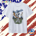 Welcome to Baseball Los Angeles Dodgers Skeleton Player T Shirt