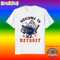 Welcome to Detroit Tigers Baseball Ice Cream T Shirt