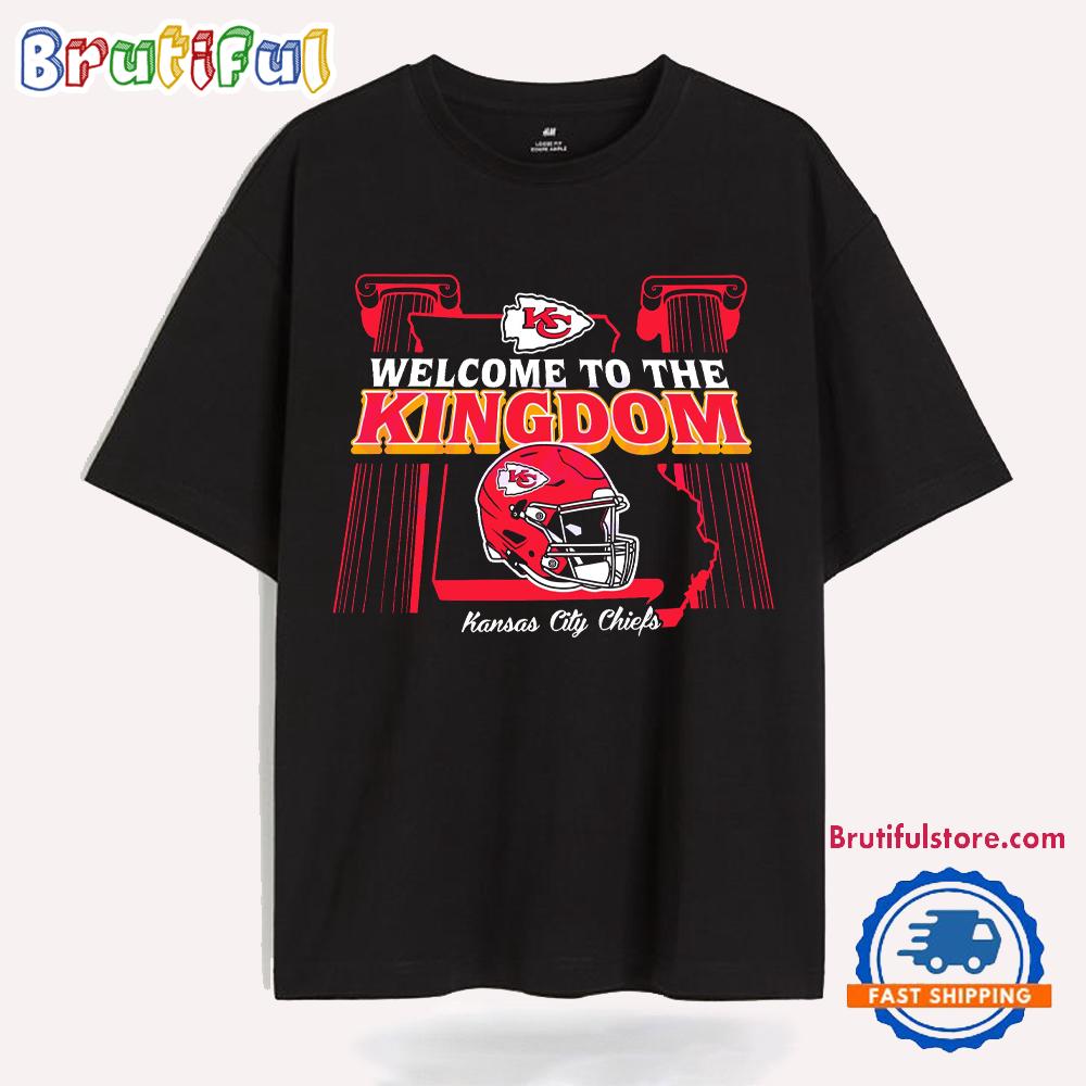 Welcome To The Kingdom Kansas City Chiefs Helmet T Shirt