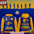 West Coast Eagles ANZAC Day 2025 Special Hoodie Shirt