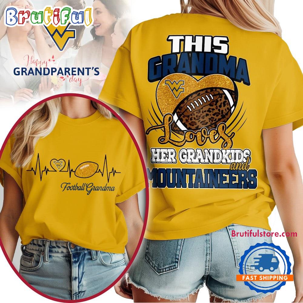 West Virginia Mountaineers 2025 NCAA Grandparents’ Day Unisex 3D Shirt