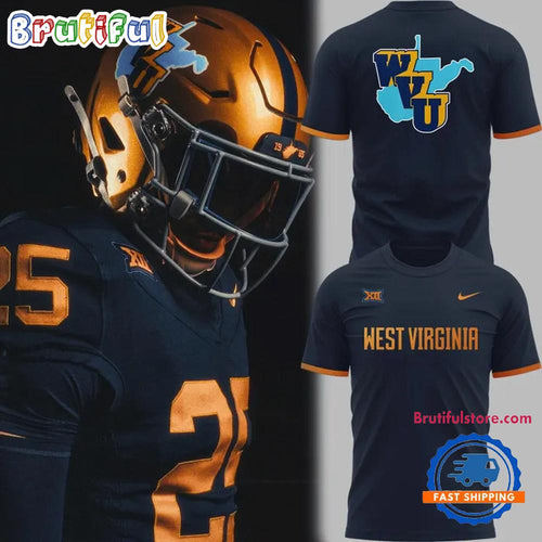 West Virginia Mountaineers Football 1965 Throwback T Shirt