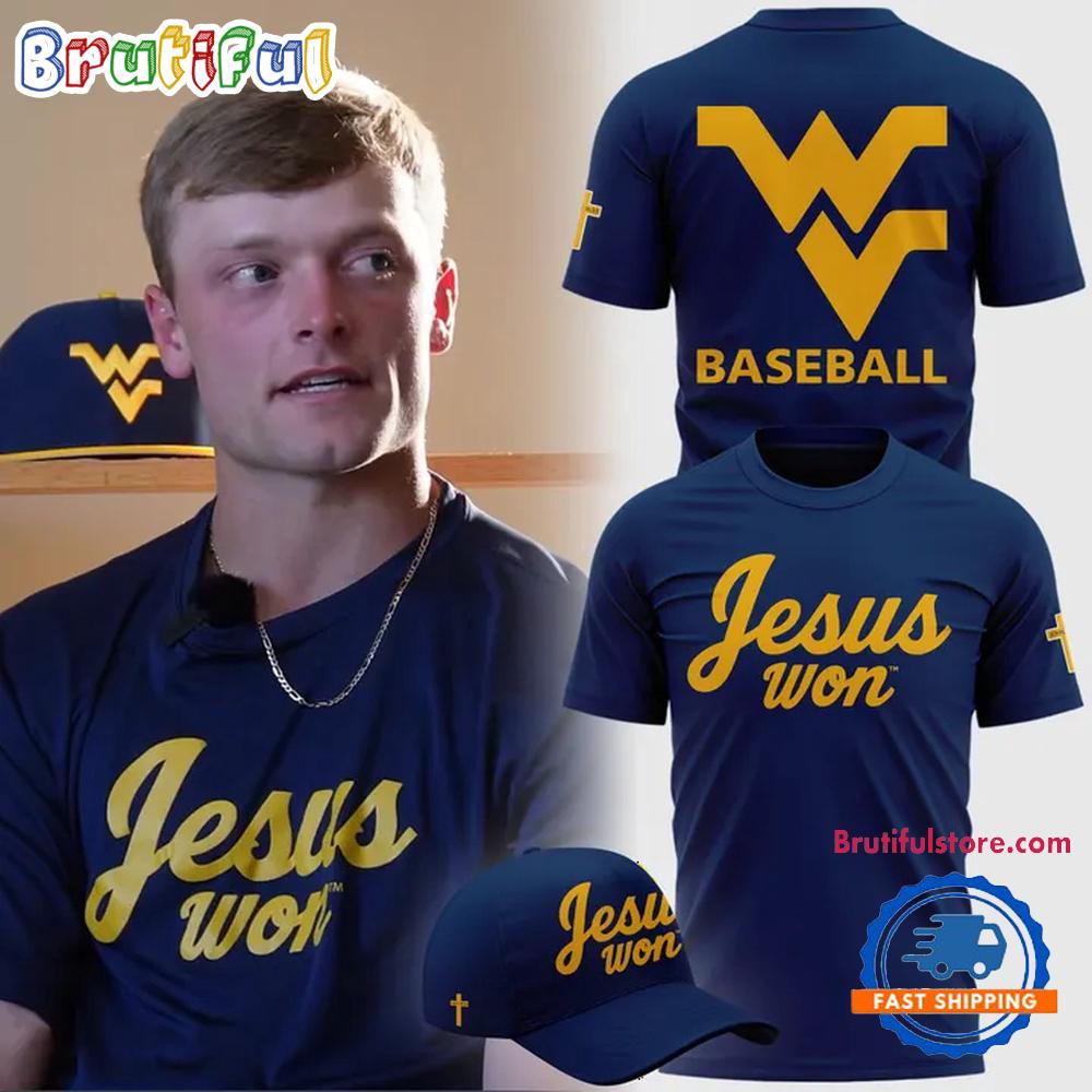 West Virginia Mountaineers JESUS WON 2026 Limited Edition 3D Shirt