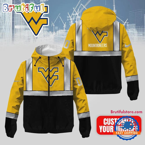 West Virginia Mountaineers NCAA Safety Windbreaker Jacket