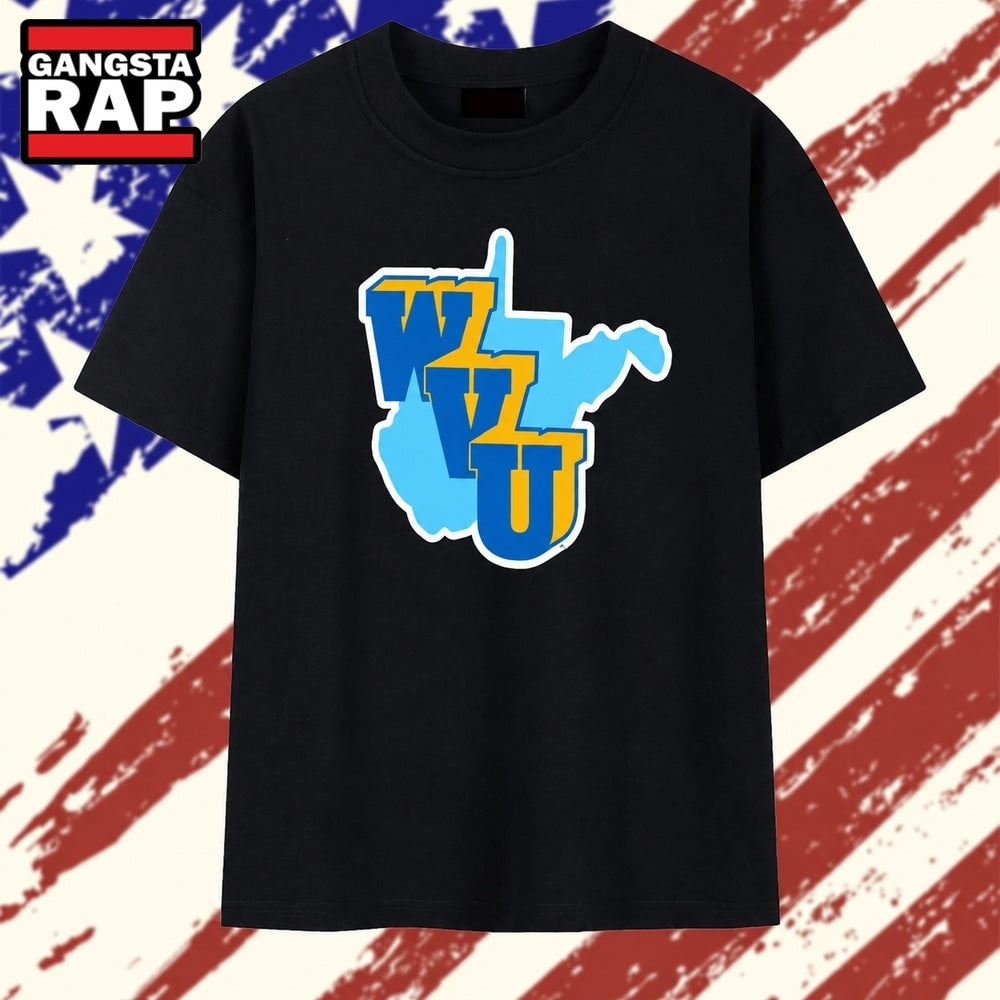 West Virginia Mountaineers University Logo T Shirt