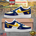 West Virginia Mountaineers Welcome The New Season 2025 Custom Air Force 1 Shoes Running Sneakers