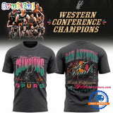 Western Conference Champions San Antonio Spurs Go Spurs Go Finals Bound 3D Shirt