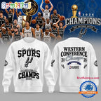 Western Conference Champions San Antonio Spurs Go Spurs Go Finals Bound New Design Hoodie T-Shirt