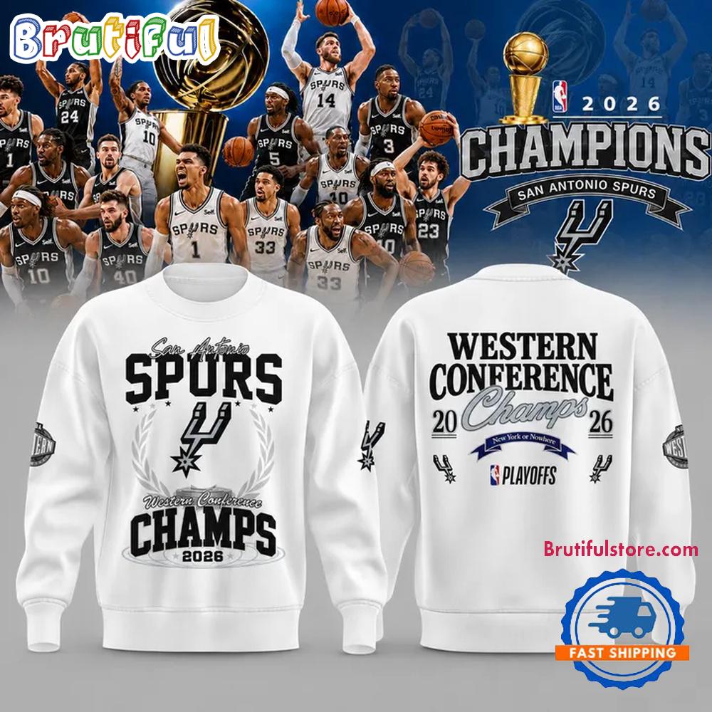 Western Conference Champions San Antonio Spurs Go Spurs Go Finals Bound New Design Hoodie T-Shirt