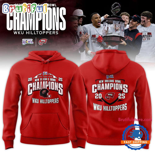 Western Kentucky Hilltoppers 2025 New Orleans Bowl Champions Special New Hoodie T-Shirt