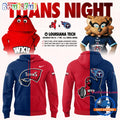 Western Kentucky Hilltoppers Tennessee Titans Night New Design Hoodie