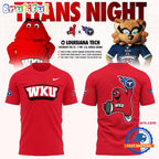Western Kentucky Hilltoppers Tennessee Titans Night Red Hoodie T-Shirt