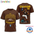 Western Michigan Broncos NCAA MYRTLE BEACH BOWL CHAMPIONS 2025 Limited 3D Shirt
