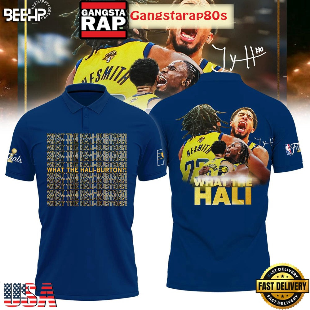 What The Hali Burton Indiana Pacers NBA Finals 2025 Polo Shirt