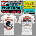 White Shirt Foo Fighters x Chicago Bears, Take Cover Tour 2026 T Shirt , Music Trend Shirt