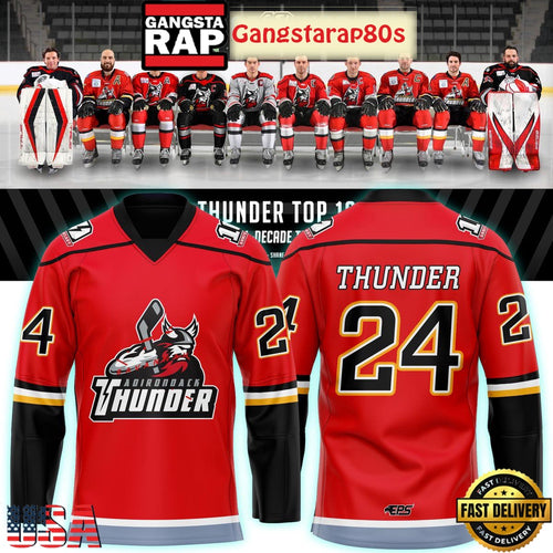 Wichita Thunder Celebration Of 10th Anniversary Throwback 2024 Hockey Jersey