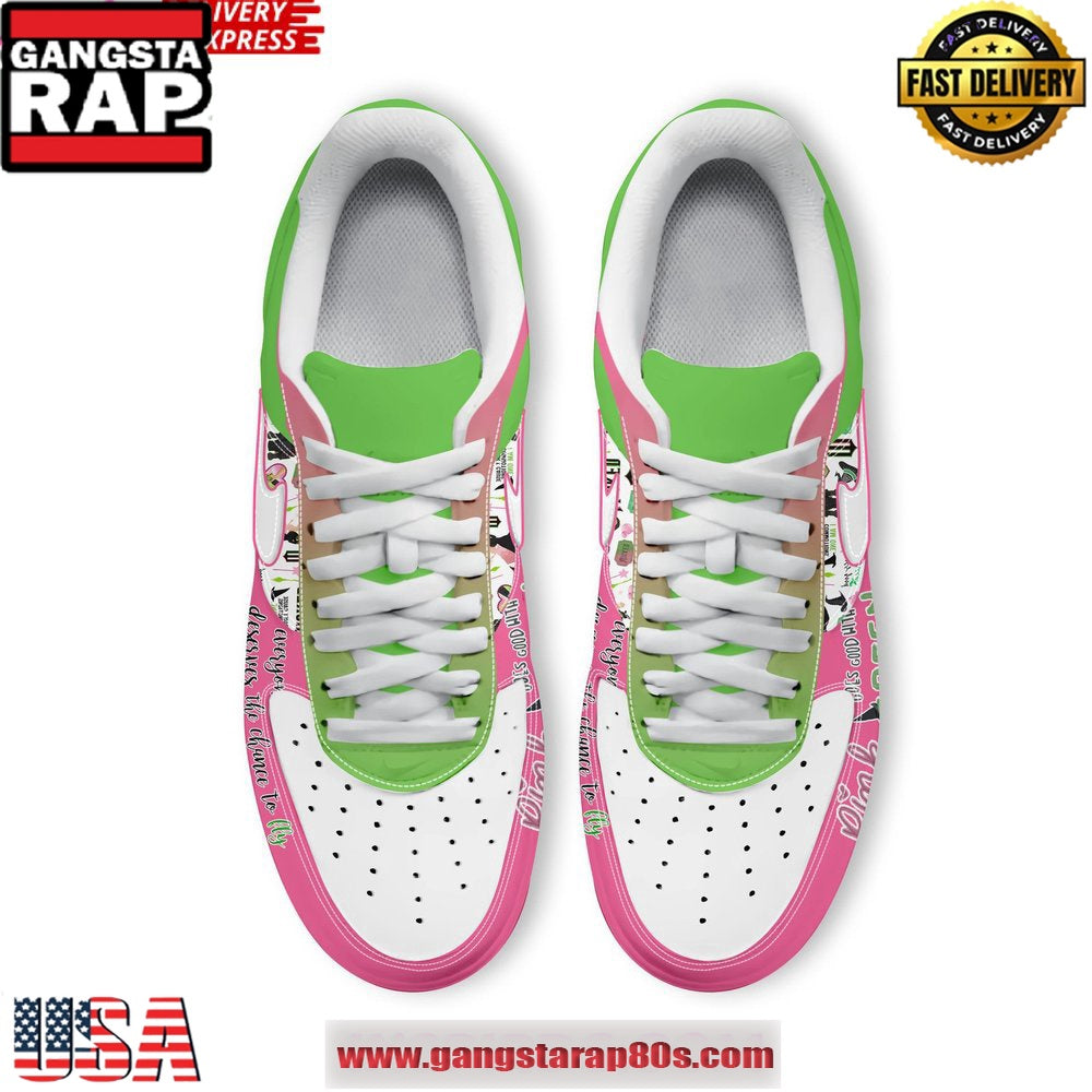Wicked Musical Limited Edition Air Force 1 Running Sneakers Shoes