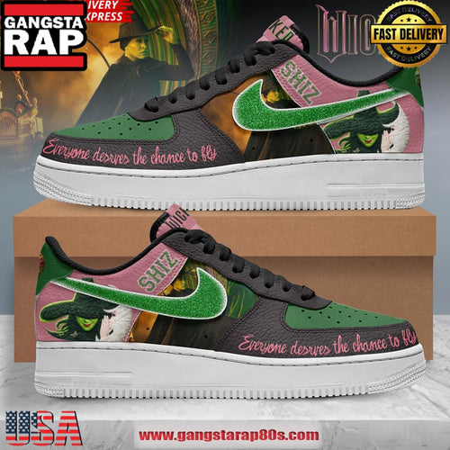 Wicked Musical Limited Edition Air Force 1 Running Sneakers Shoes