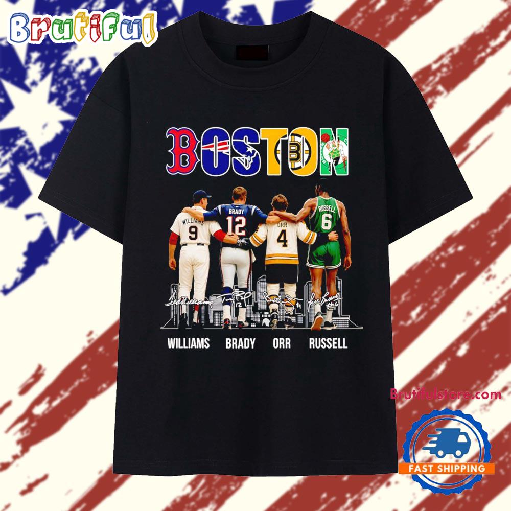 Williams Brady Orr Russell Boston players T Shirt