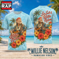 Willie Nelson Hawaiian Vibes Lei and Hibiscus 2026 3D Shirt Hoodie T-Shirt