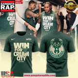 Win For Cream City 2025 Playoffs Milwaukee Bucks Unisex T Shirt