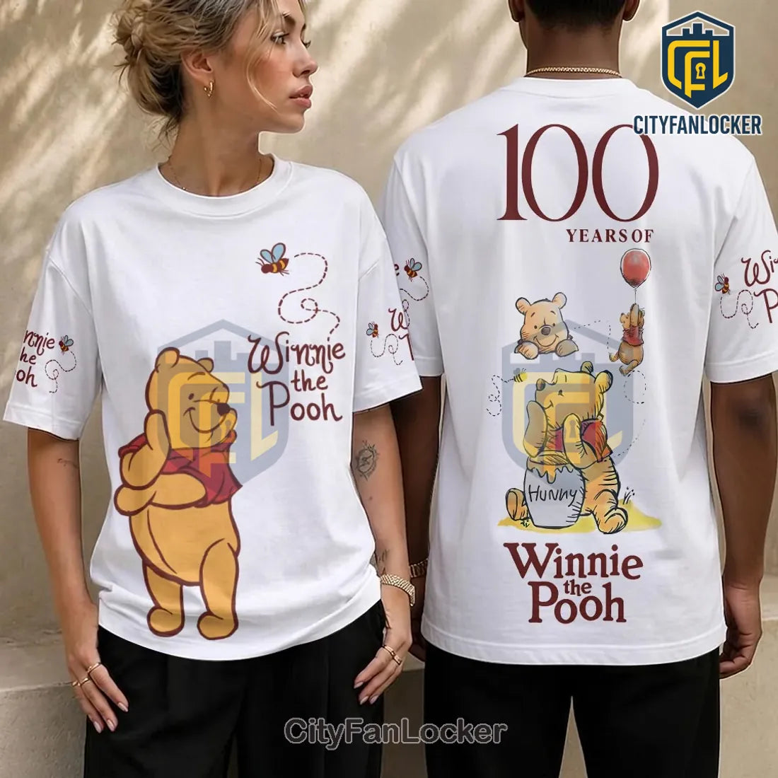 Winnie the Pooh 100th Anniversary Character T-Shirt