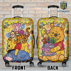 Winnie the Pooh 100th Anniversary Characters Luggage Cover