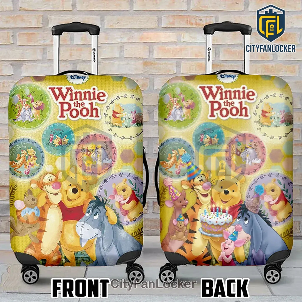 Winnie the Pooh 100th Anniversary Travel Luggage Cover