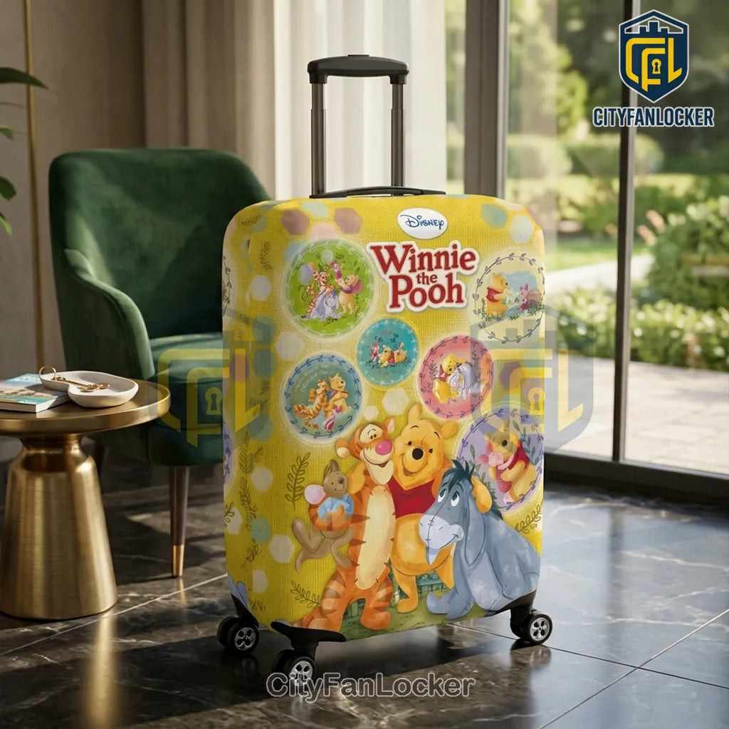 Winnie the Pooh 100th Anniversary Travel Luggage Cover