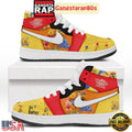Winnie The Pooh And Friends Tigger Eeyore Piglet Honey Nike Air Jordan 1 Sneakers Shoes