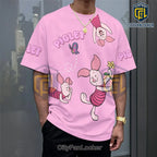 Winnie the Pooh and Piglet Pink T-Shirt