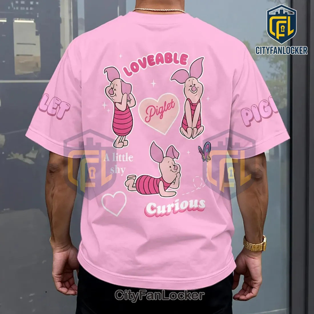 Winnie the Pooh and Piglet Pink T-Shirt