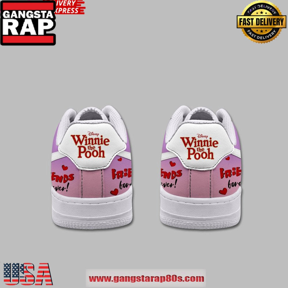 Winnie the Pooh Friends Forever Limited Air Force 1 Running Sneakers Shoes