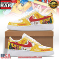 Winnie The Pooh Merry Christmas Limited Edition Air Force 1 Running Sneakers