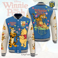 Winnie the Pooh Tigger Mascot Blue Varsity Jacket