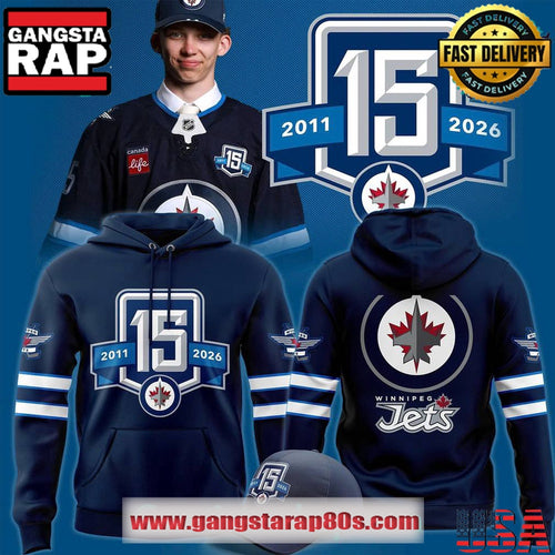 Winnipeg Jets 15th Anniversary Limited Edition Hoodie Shirt