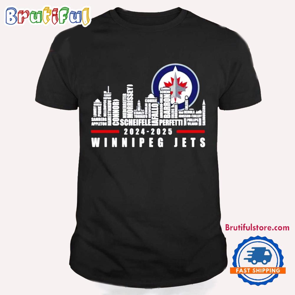 Winnipeg Jets 2024-2025 Player Name T Shirt