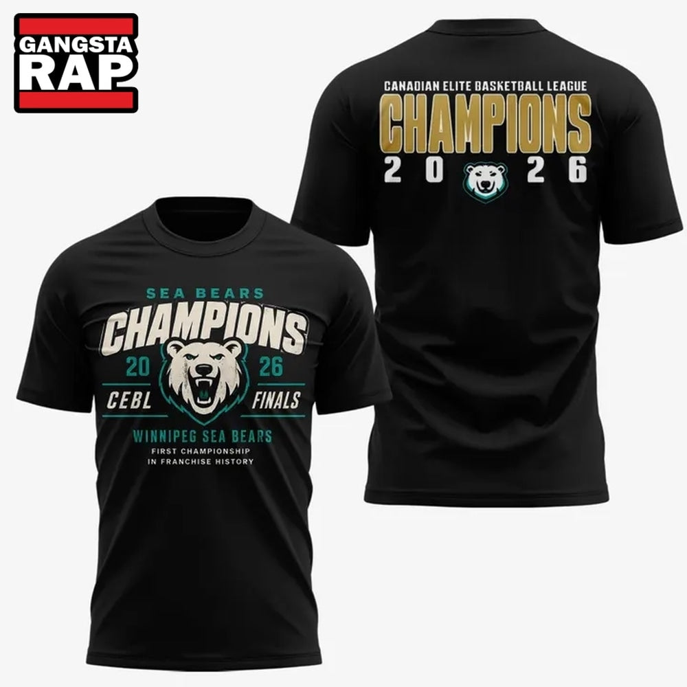 Winnipeg Sea Bears CEBL Champions Finals 2026 Hoodie T-Shirt
