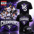 Winston Salem Dash 2026 South Atlantic League Champions Black T Shirt