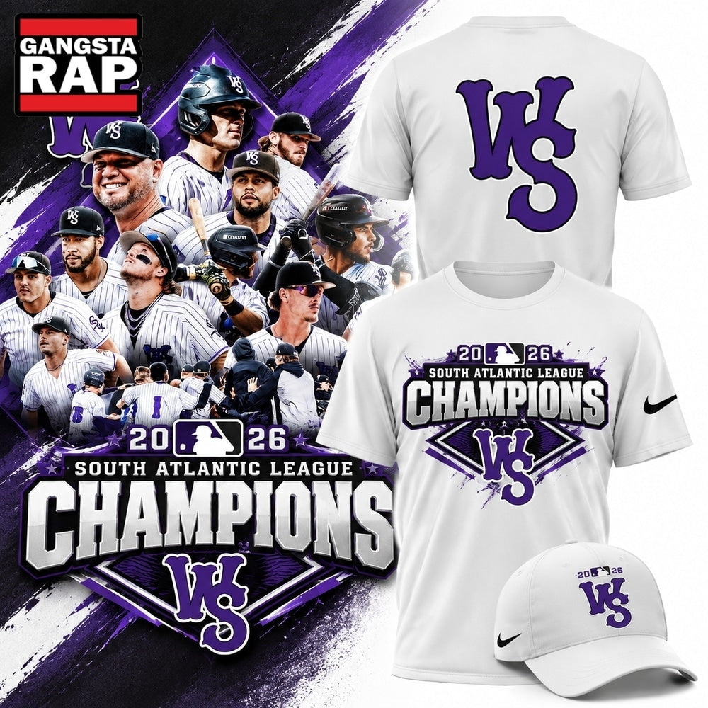 Winston Salem Dash 2026 South Atlantic League Champions Limited Edition 3D Shirt