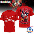 Wisconsin Badgers 2025 NCAA I Bleed Unisex 3D Shirt