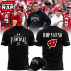 Wisconsin Badgers Football Head Coach Luke Fickell Jump Around 2026 Hoodie T-Shirt