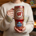Wisconsin Badgers Men’s Ice Hockey National Champions Premium Jeweled YETI Tumbler
