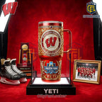 Wisconsin Badgers Men’s Ice Hockey National Champions Premium Jeweled YETI Tumbler