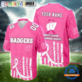 Wisconsin Badgers NCAA Breast Cancer Awareness Month 2026 Football Jersey