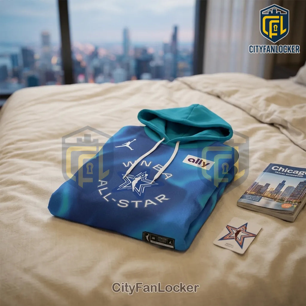 WNBA 2026 All-Star Chicago Blue Custom Hoodie