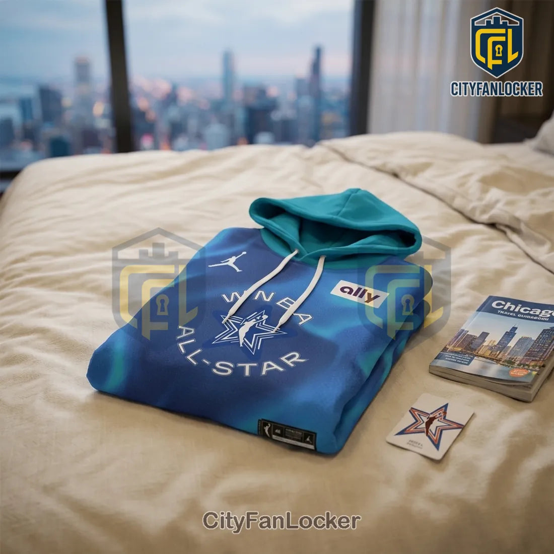 WNBA 2026 All-Star Chicago Blue Custom Hoodie