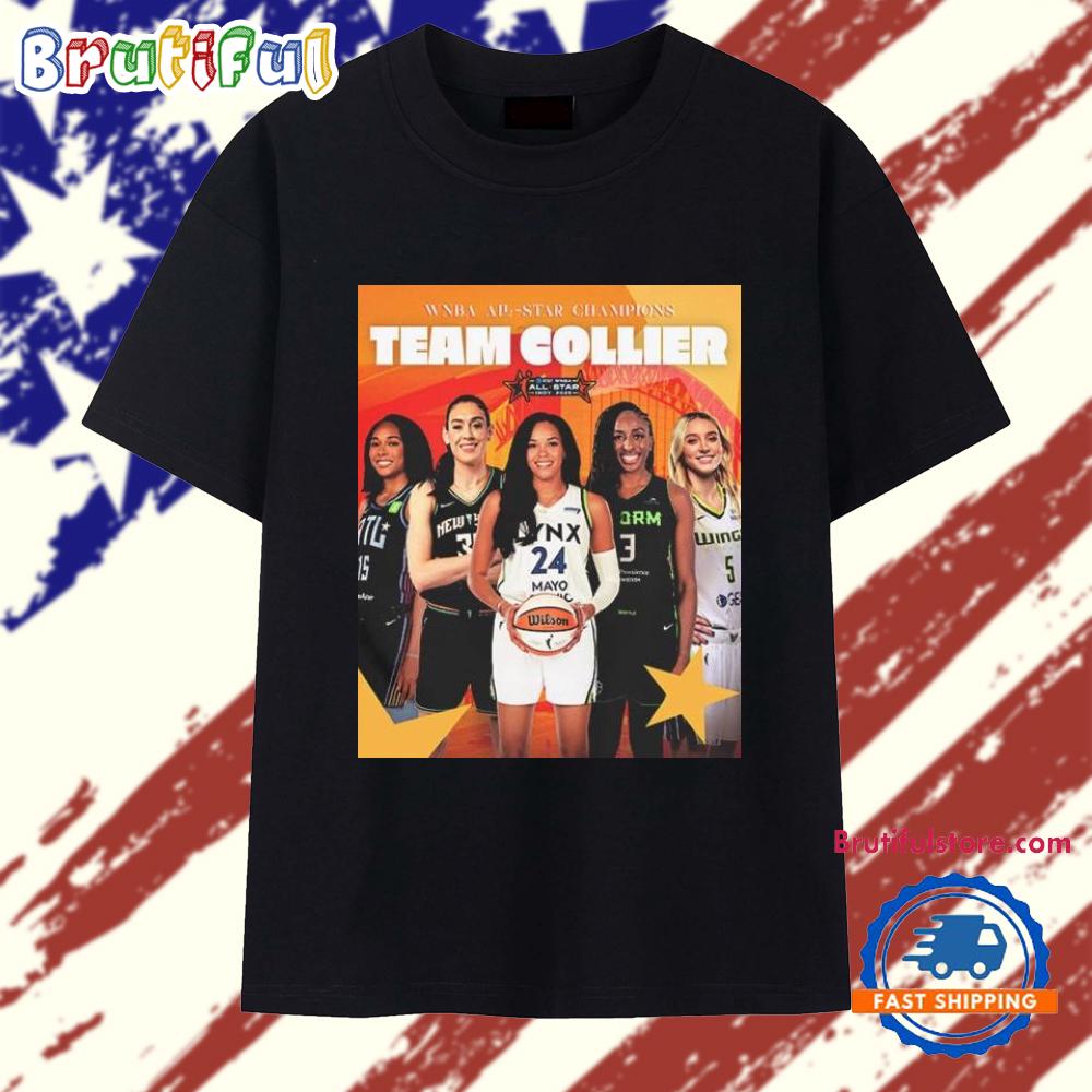 WNBA All Star Champions 2025 Are Team Collier T Shirt